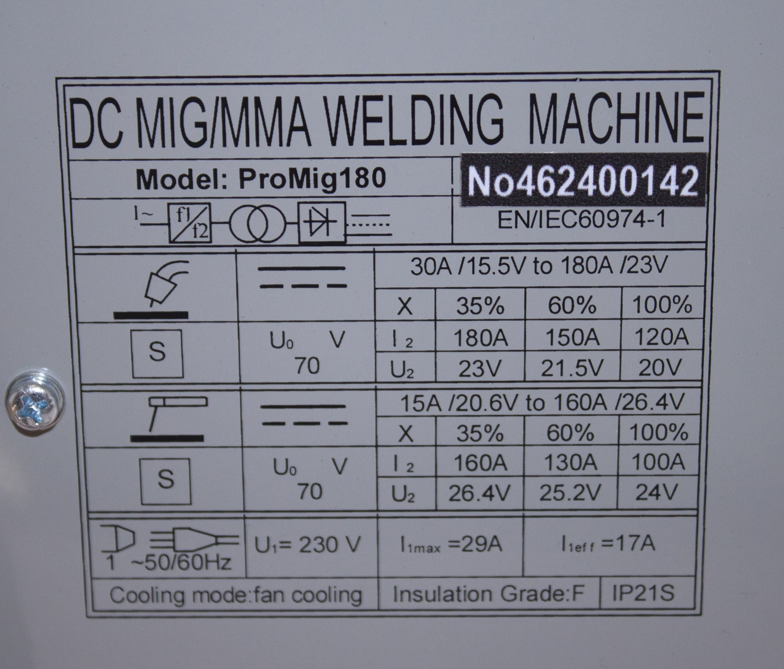 Magma Sveiseapparat Pro MIG 180 - TOOLFARM