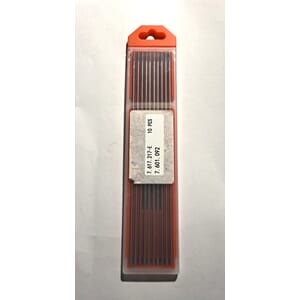 Wolfram elektrode 2,4x175mm 10 stk grå