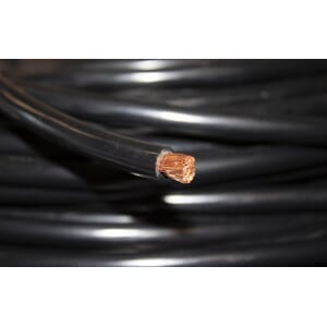 Batteri/vinsj kabel 25mm2 sort